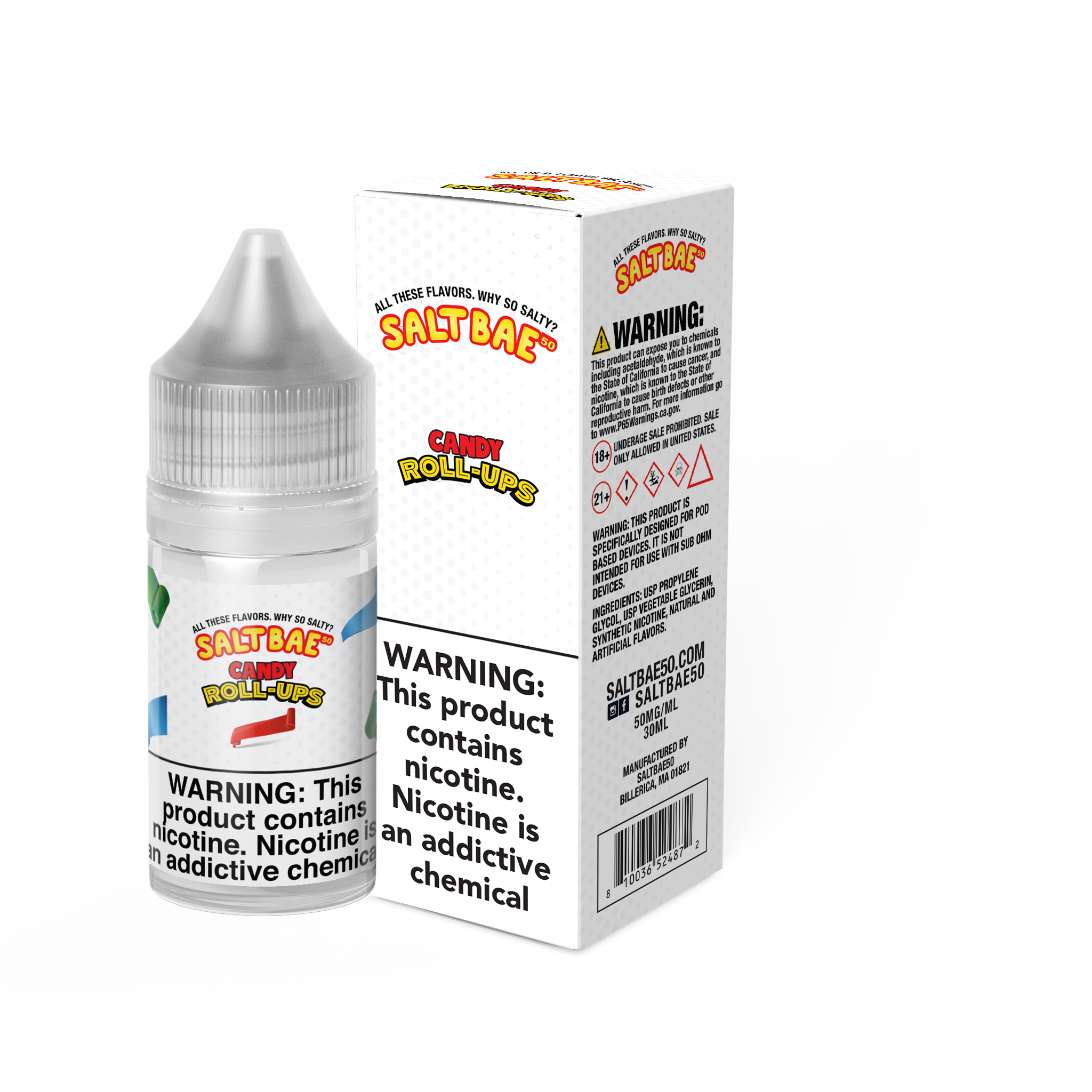 30ML_BOX_CANDY_ROLL_UPS_d95c2f34-2e58-4cfe-854e-f786edd2e79f Candy Roll Ups - Saltbae50 - 30ml - Image 1