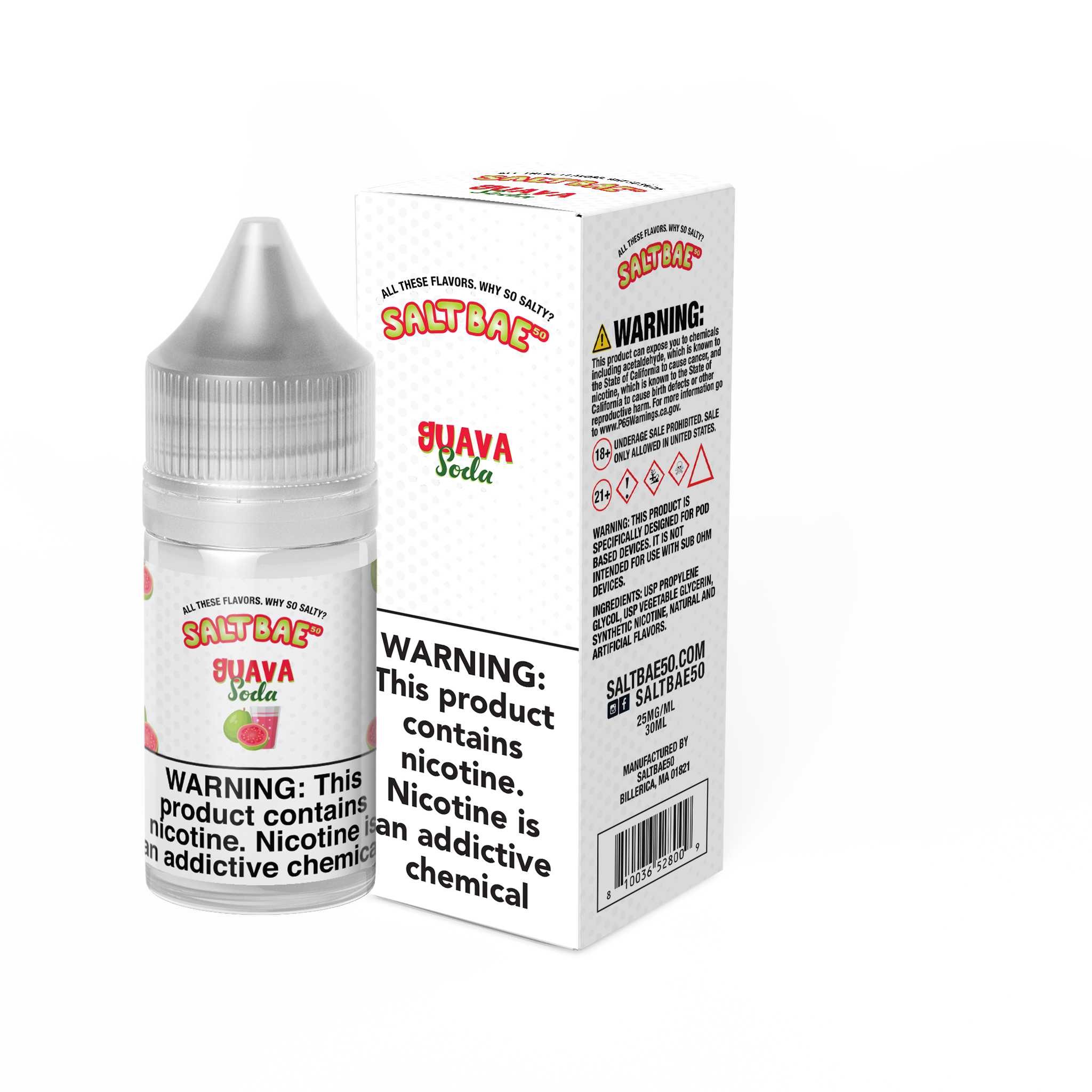 30ML_BOX_GUAVA_SODA Guava Soda - Saltbae50 - 30ml - Image 1