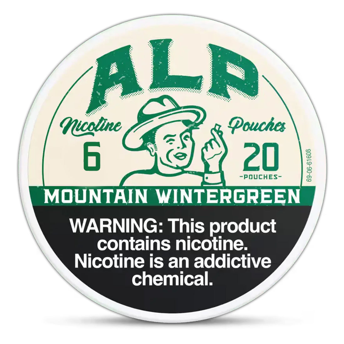 ALPMountainWintergreen6mg Mountain Wintergreen - ALP - Nicotine Pouches - Image 1