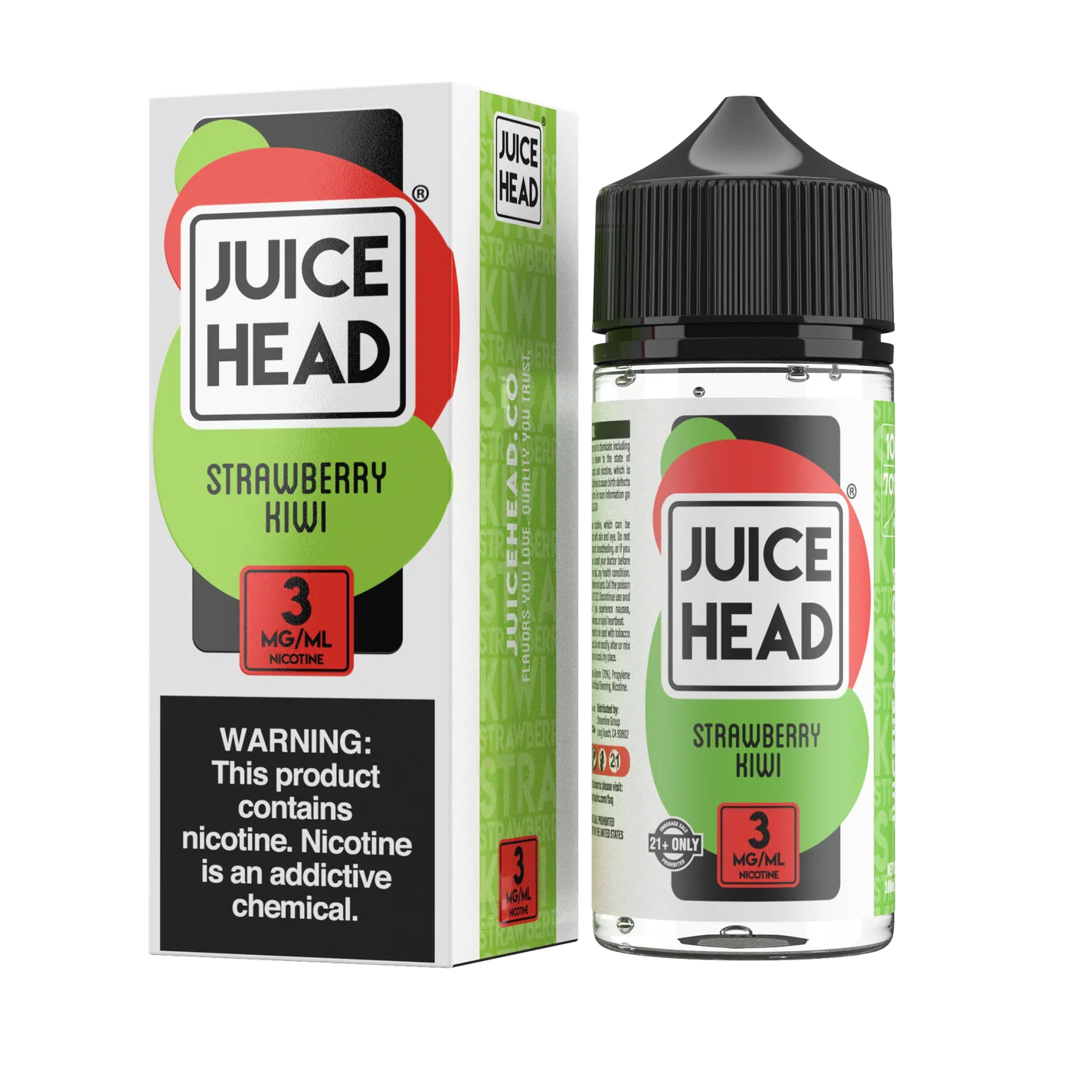 JuiceHeadStrawberryKiwi_png Strawberry Kiwi - Juice Head - 100ml - Image 1