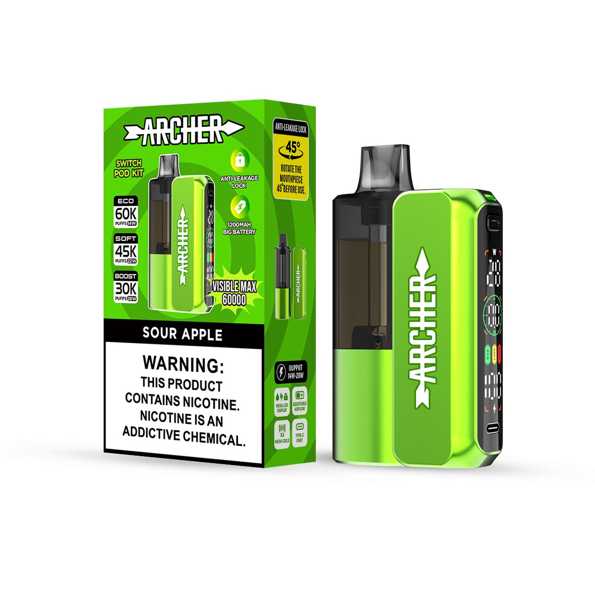 WhatsAppImage2026-03-23at10.33.29_9 Sour Apple - Archer - 60k Disposable - Image 1